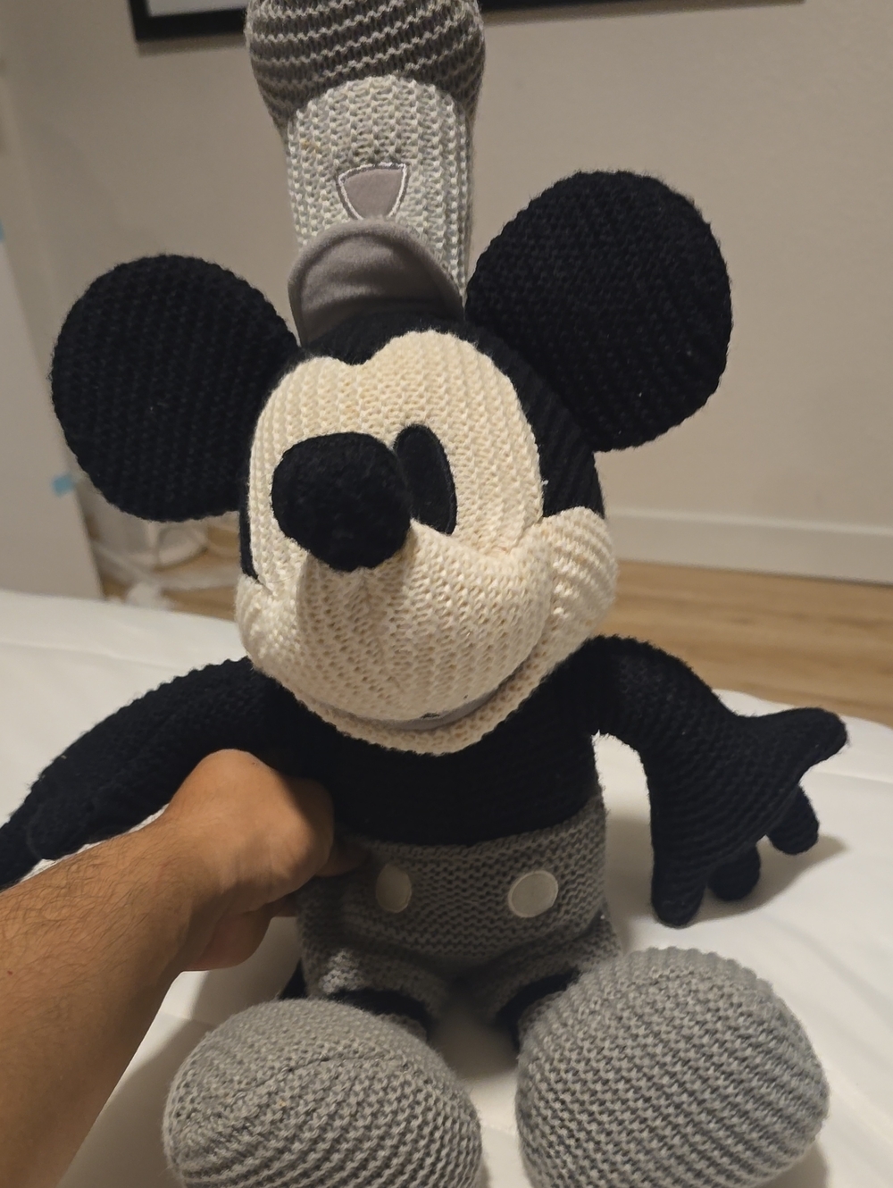 Knitted Mickey Doll